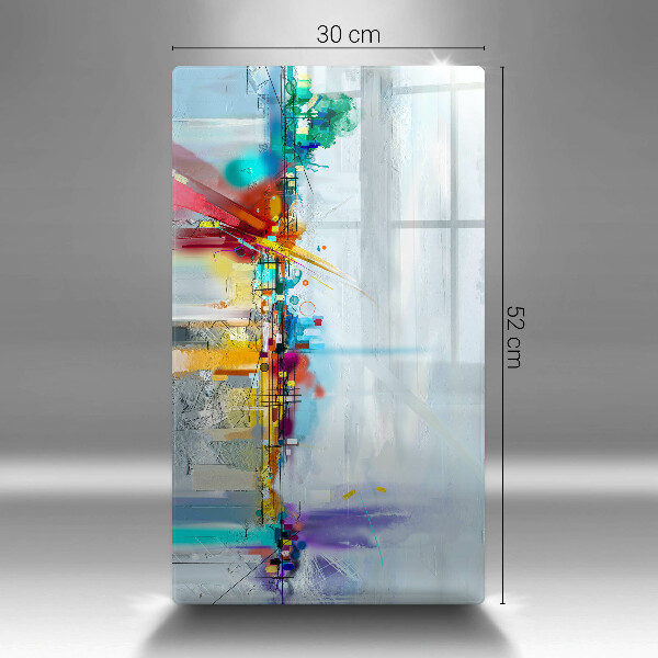 Płyta ochronna na indukcję Malowana abstrakcja