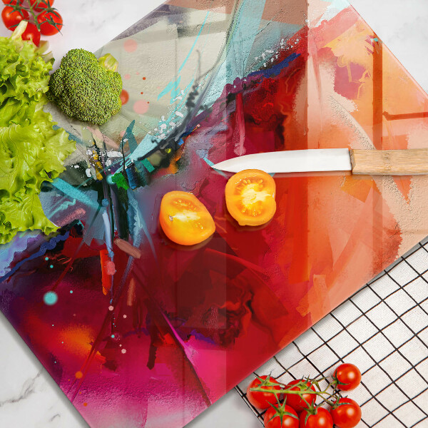 Płyta ochronna na indukcję Malowana abstrakcja