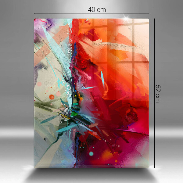 Płyta ochronna na indukcję Malowana abstrakcja