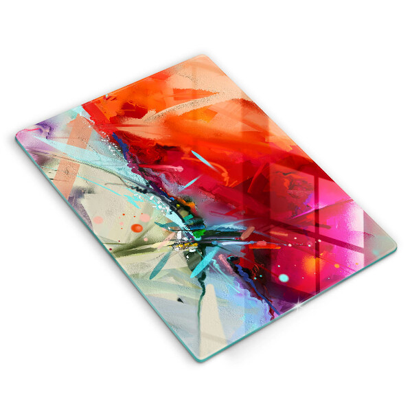 Płyta ochronna na indukcję Malowana abstrakcja