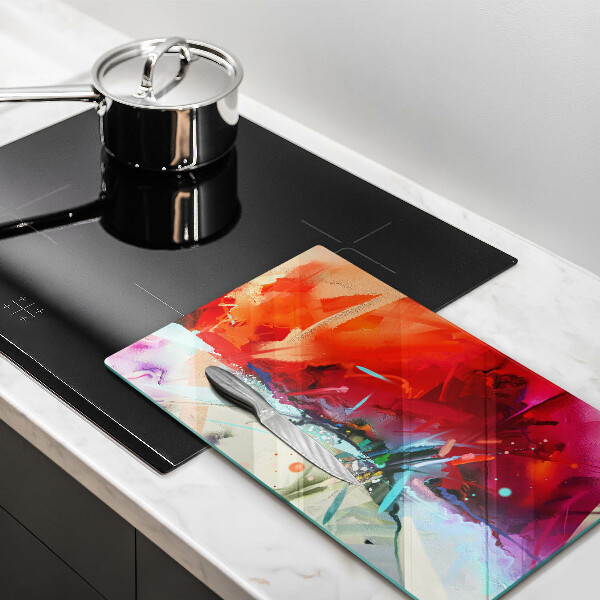 Płyta ochronna na indukcję Malowana abstrakcja