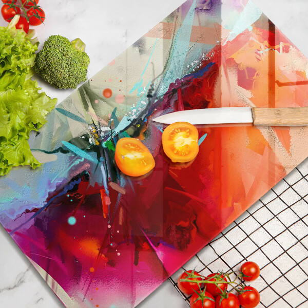 Płyta ochronna na indukcję Malowana abstrakcja