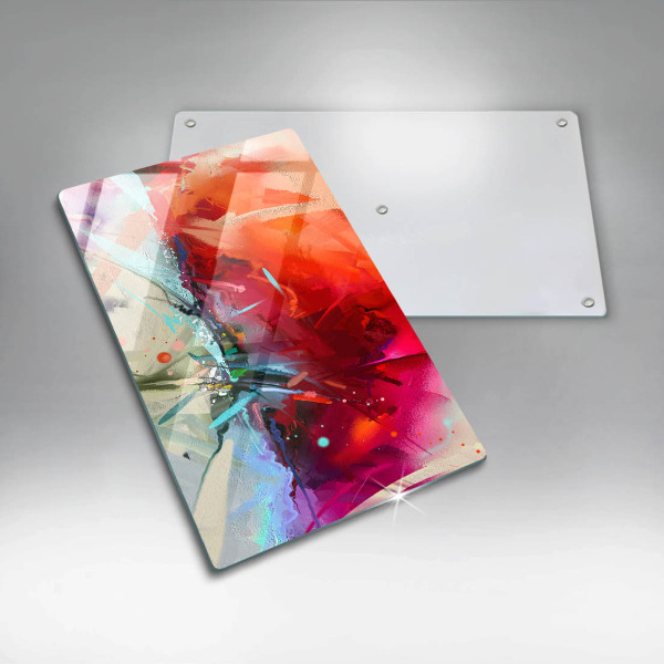 Płyta ochronna na indukcję Malowana abstrakcja