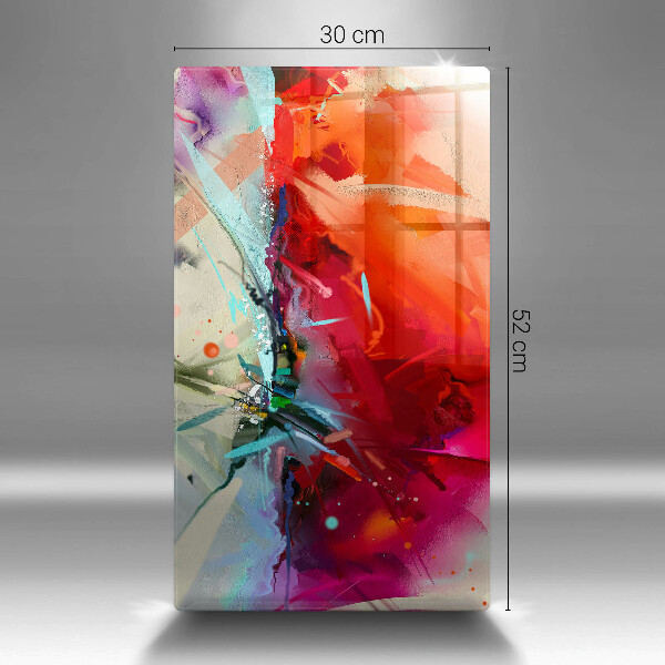 Płyta ochronna na indukcję Malowana abstrakcja