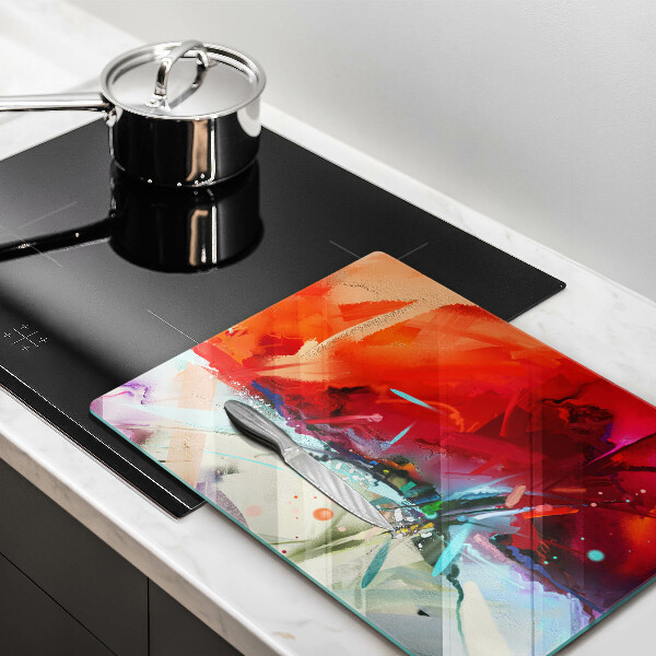 Płyta ochronna na indukcję Malowana abstrakcja