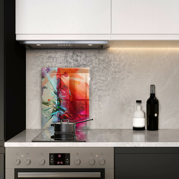 Płyta ochronna na indukcję Malowana abstrakcja