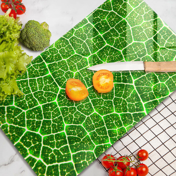 Osłona ściany przy kuchence gazowej Struktura liścia