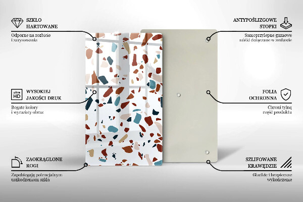 Osłona ściany przy kuchence gazowej Ozdobny kamień