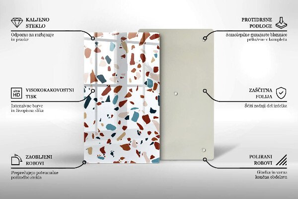 Osłona ściany przy kuchence gazowej Ozdobny kamień