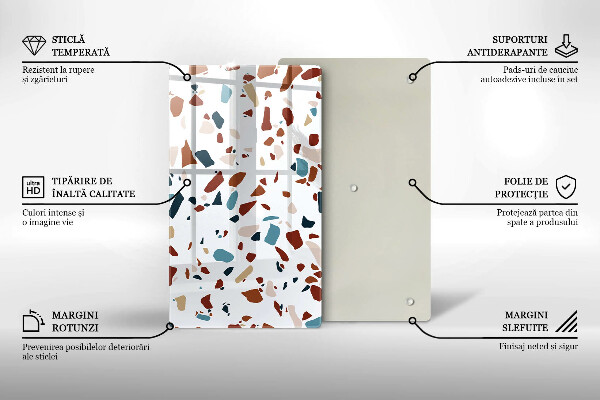 Osłona ściany przy kuchence gazowej Ozdobny kamień