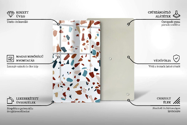 Osłona ściany przy kuchence gazowej Ozdobny kamień