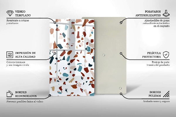 Osłona ściany przy kuchence gazowej Ozdobny kamień