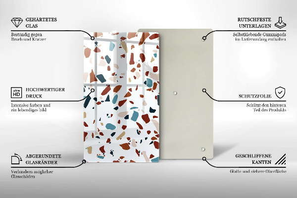 Osłona ściany przy kuchence gazowej Ozdobny kamień