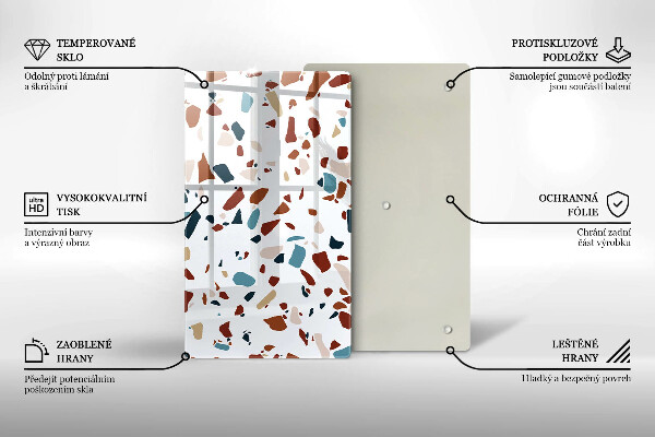 Osłona ściany przy kuchence gazowej Ozdobny kamień