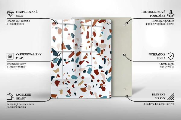 Osłona ściany przy kuchence gazowej Ozdobny kamień