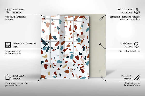 Osłona ściany przy kuchence gazowej Ozdobny kamień