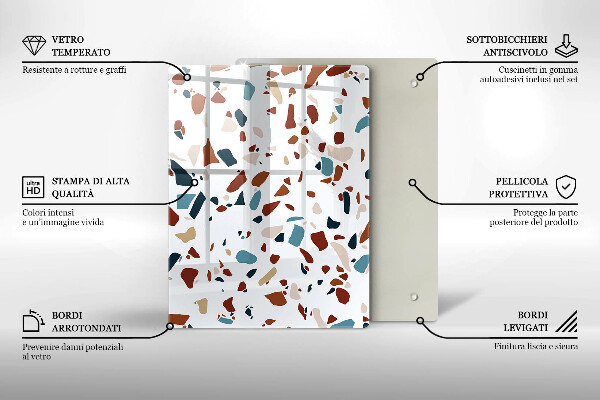 Osłona ściany przy kuchence gazowej Ozdobny kamień