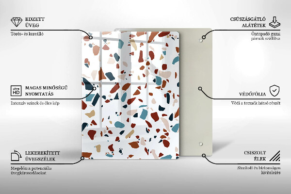 Osłona ściany przy kuchence gazowej Ozdobny kamień