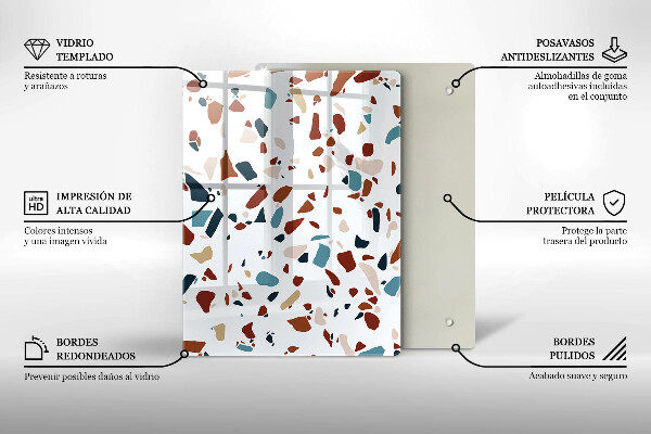 Osłona ściany przy kuchence gazowej Ozdobny kamień