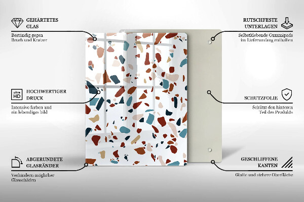 Osłona ściany przy kuchence gazowej Ozdobny kamień