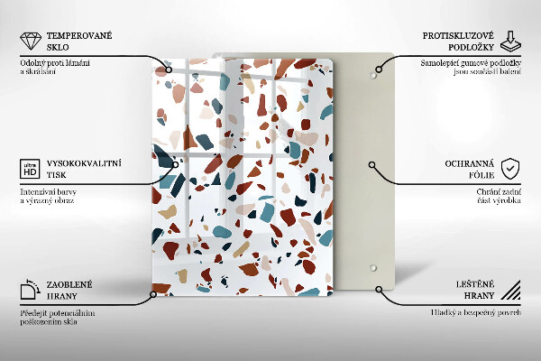 Osłona ściany przy kuchence gazowej Ozdobny kamień