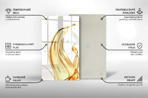 Osłona na ścianę do kuchni Oliwa z oliwek