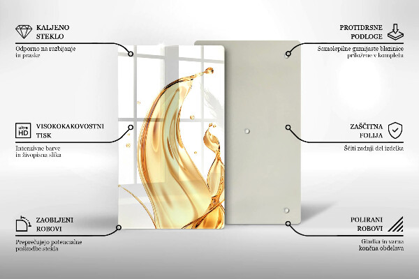 Osłona na ścianę do kuchni Oliwa z oliwek