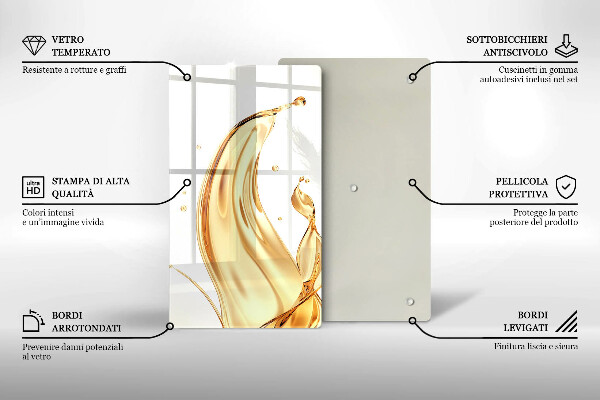 Osłona na ścianę do kuchni Oliwa z oliwek