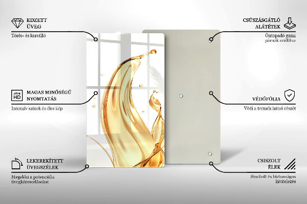 Osłona na ścianę do kuchni Oliwa z oliwek