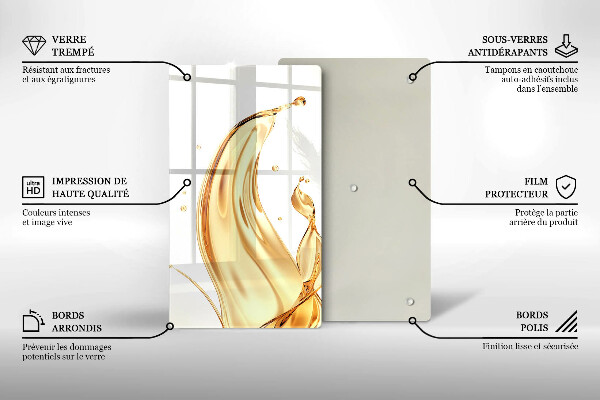 Osłona na ścianę do kuchni Oliwa z oliwek