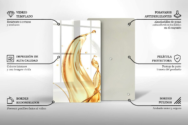 Osłona na ścianę do kuchni Oliwa z oliwek