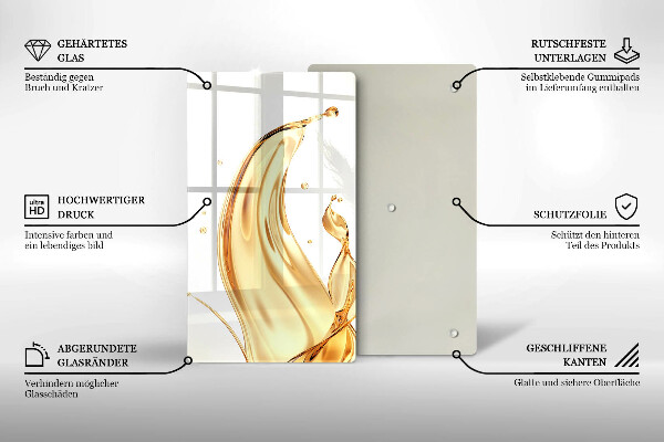 Osłona na ścianę do kuchni Oliwa z oliwek