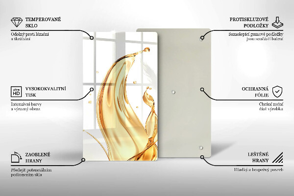 Osłona na ścianę do kuchni Oliwa z oliwek