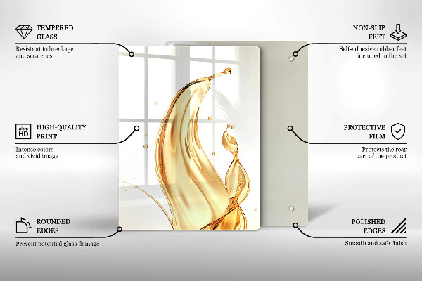 Osłona na ścianę do kuchni Oliwa z oliwek