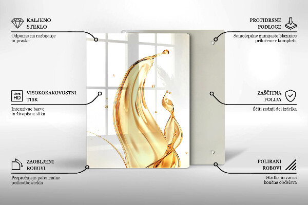 Osłona na ścianę do kuchni Oliwa z oliwek