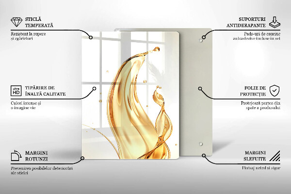 Osłona na ścianę do kuchni Oliwa z oliwek