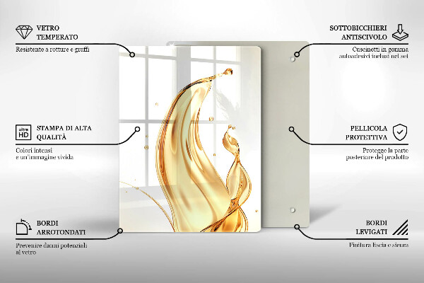 Osłona na ścianę do kuchni Oliwa z oliwek