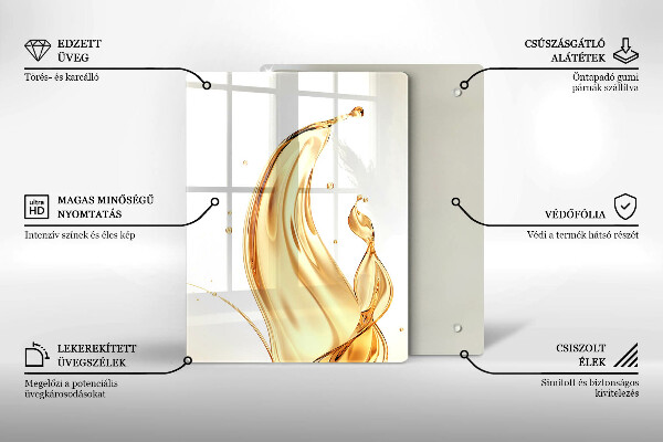 Osłona na ścianę do kuchni Oliwa z oliwek