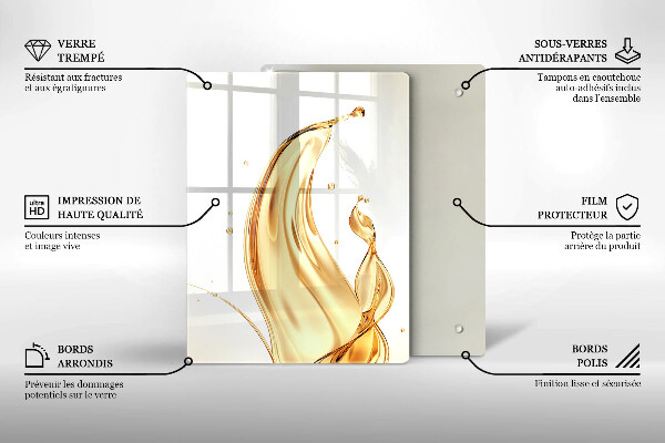 Osłona na ścianę do kuchni Oliwa z oliwek