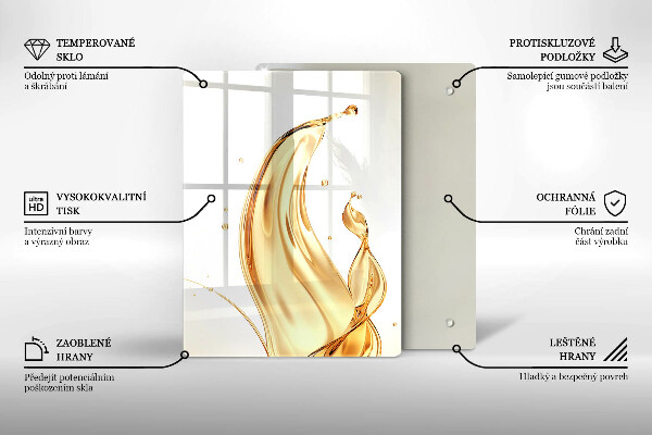 Osłona na ścianę do kuchni Oliwa z oliwek