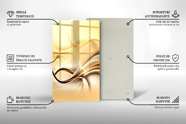 Osłona ściany przy kuchence gazowej Abstrakcja dym