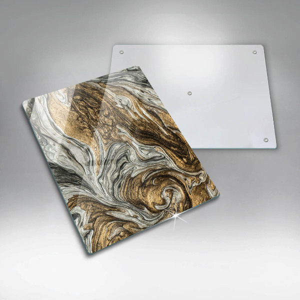 Osłona ściany przy kuchence gazowej Bogata abstrakcja