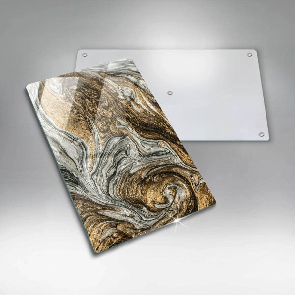 Osłona ściany przy kuchence gazowej Bogata abstrakcja