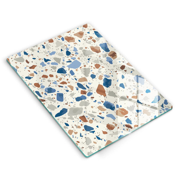 Osłona ściany przy kuchence gazowej Ozdobny kamień gres