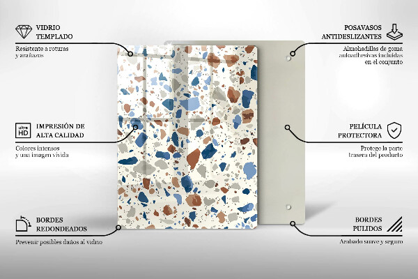 Osłona ściany przy kuchence gazowej Ozdobny kamień gres
