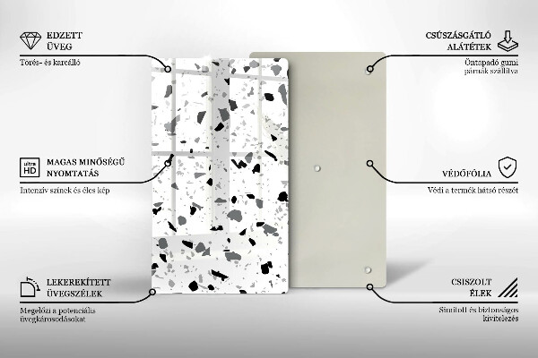 Osłona ściany przy kuchence gazowej Kamień dekoracyjny gres