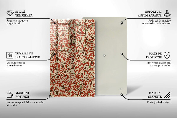 Osłona na ścianę w kuchni Kamień drobny gres