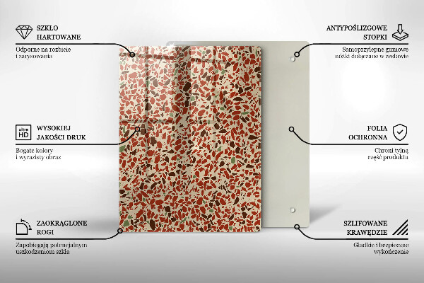 Osłona na ścianę w kuchni Kamień drobny gres