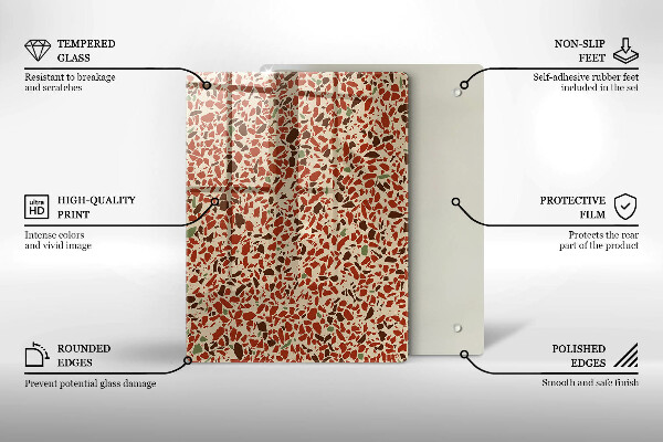 Osłona na ścianę w kuchni Kamień drobny gres
