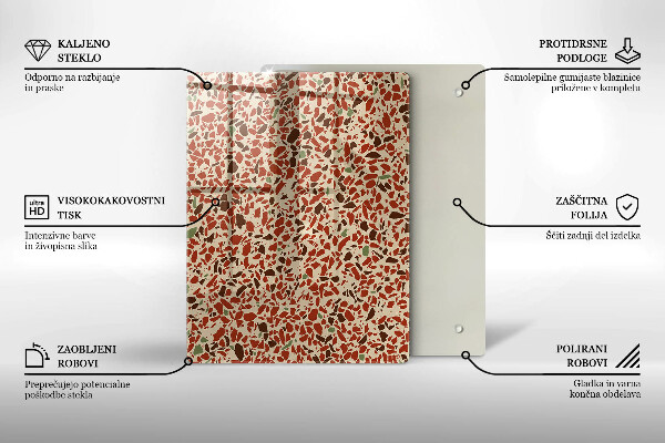 Osłona na ścianę w kuchni Kamień drobny gres